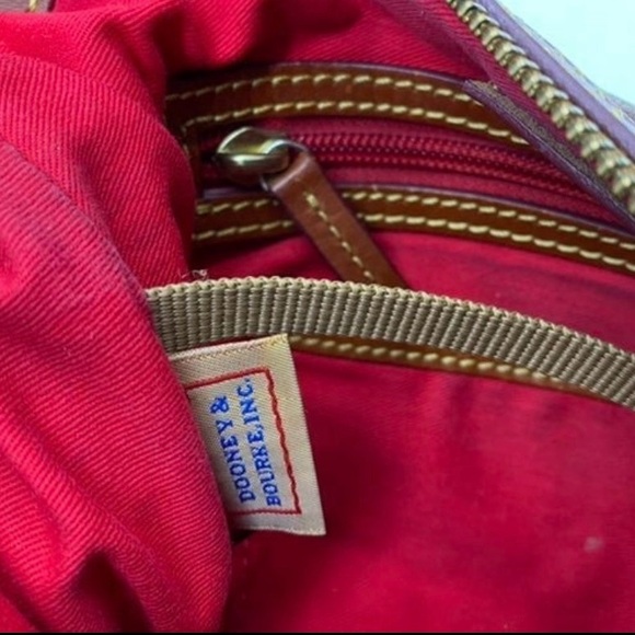 Dooney & Bourke Cognac Ostrich Hobo - Picture 9 of 11